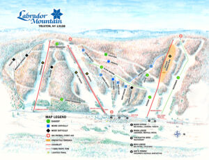 Labrador Mountain trail map