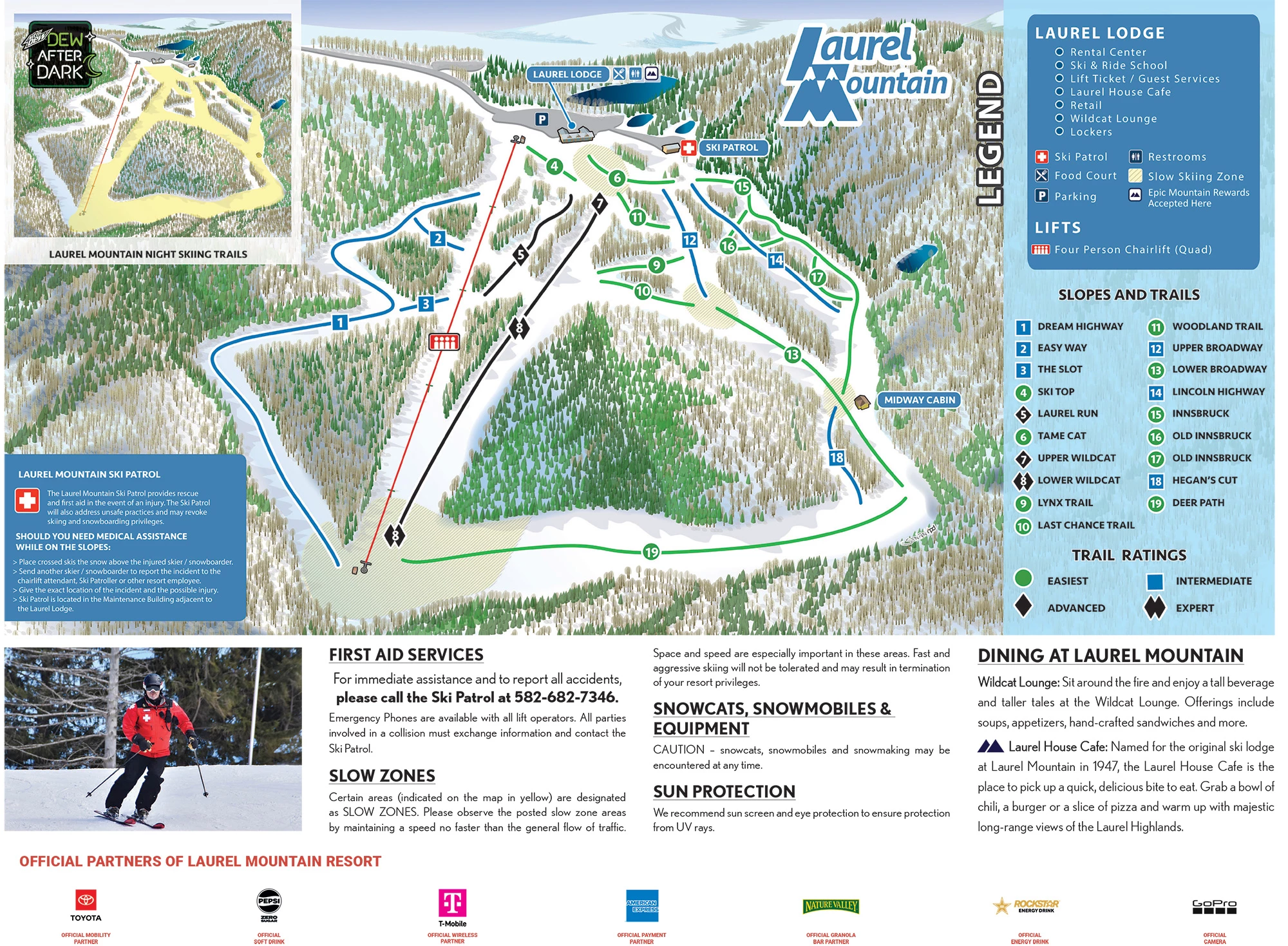 Laurel trail map