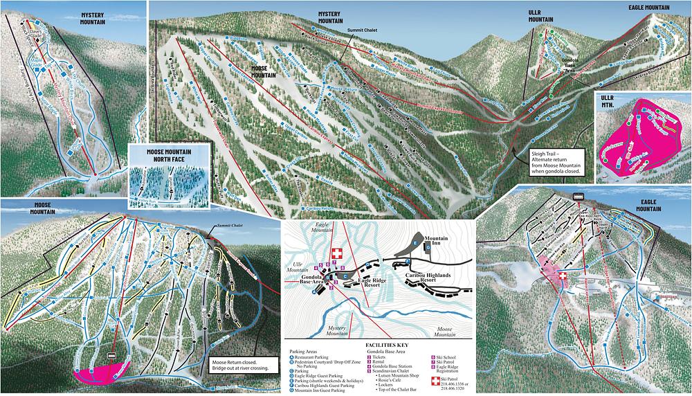 Lutsen trail map