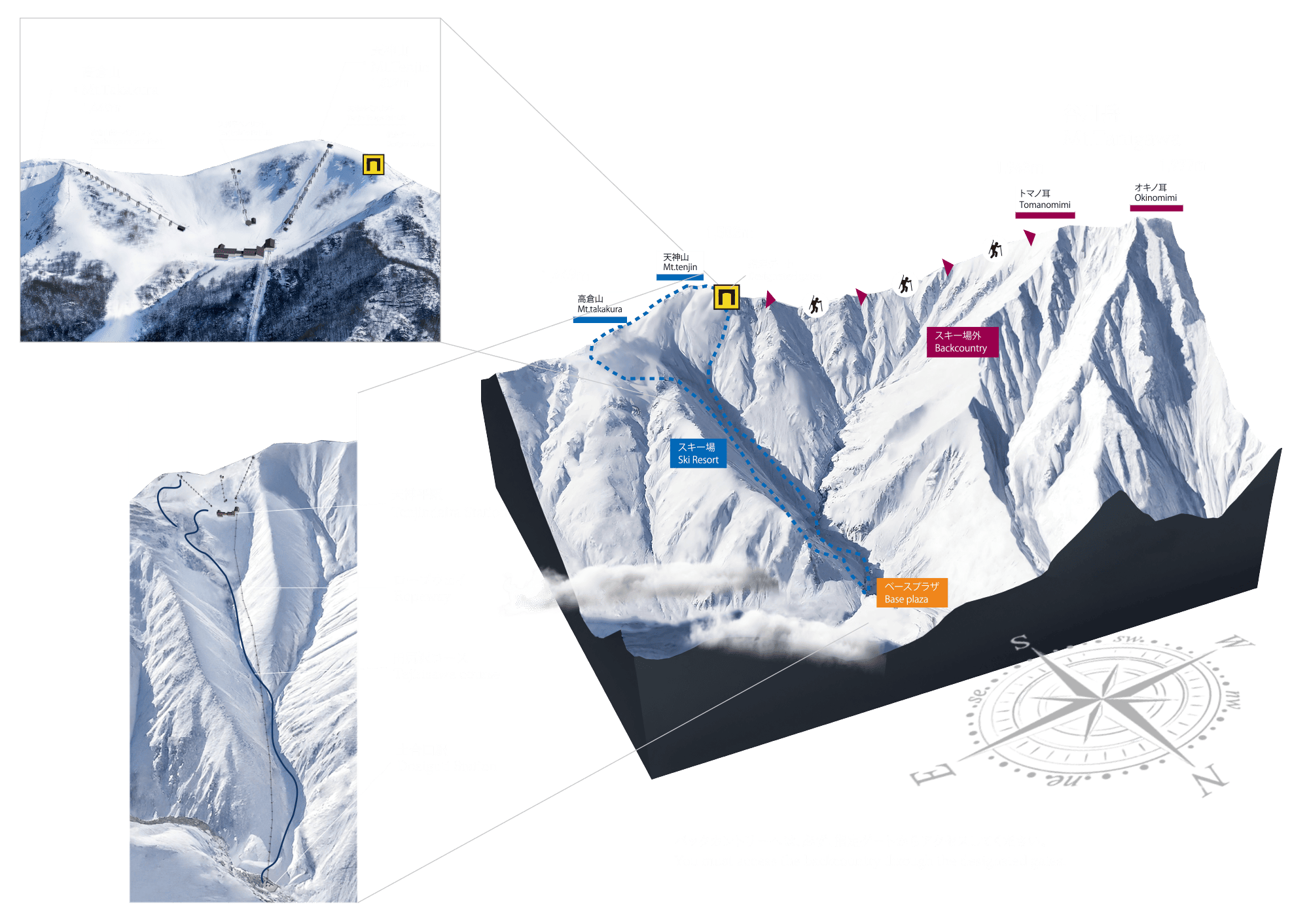 Mt. Tanigawa trail map