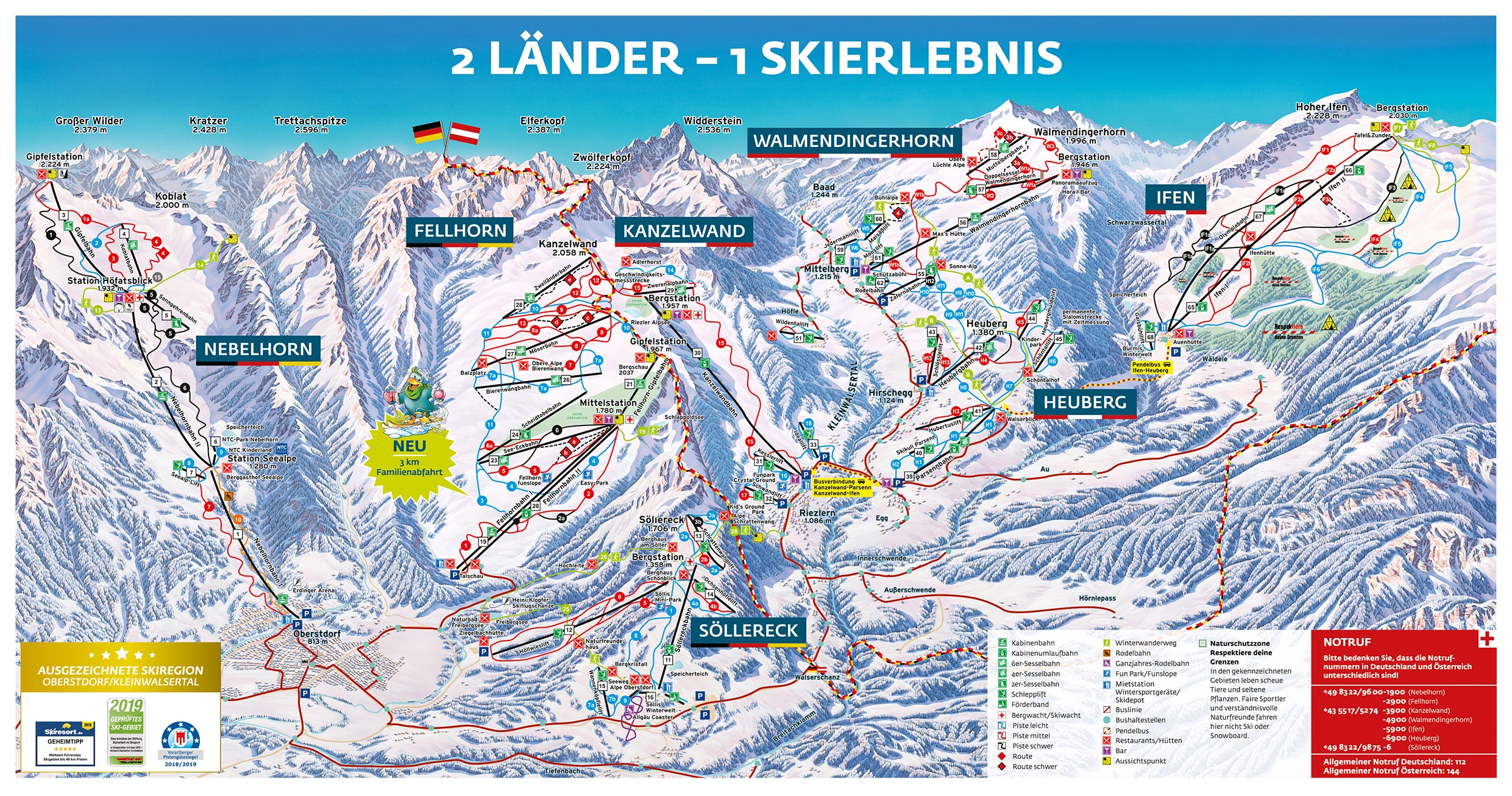 Oberstdorf trail map