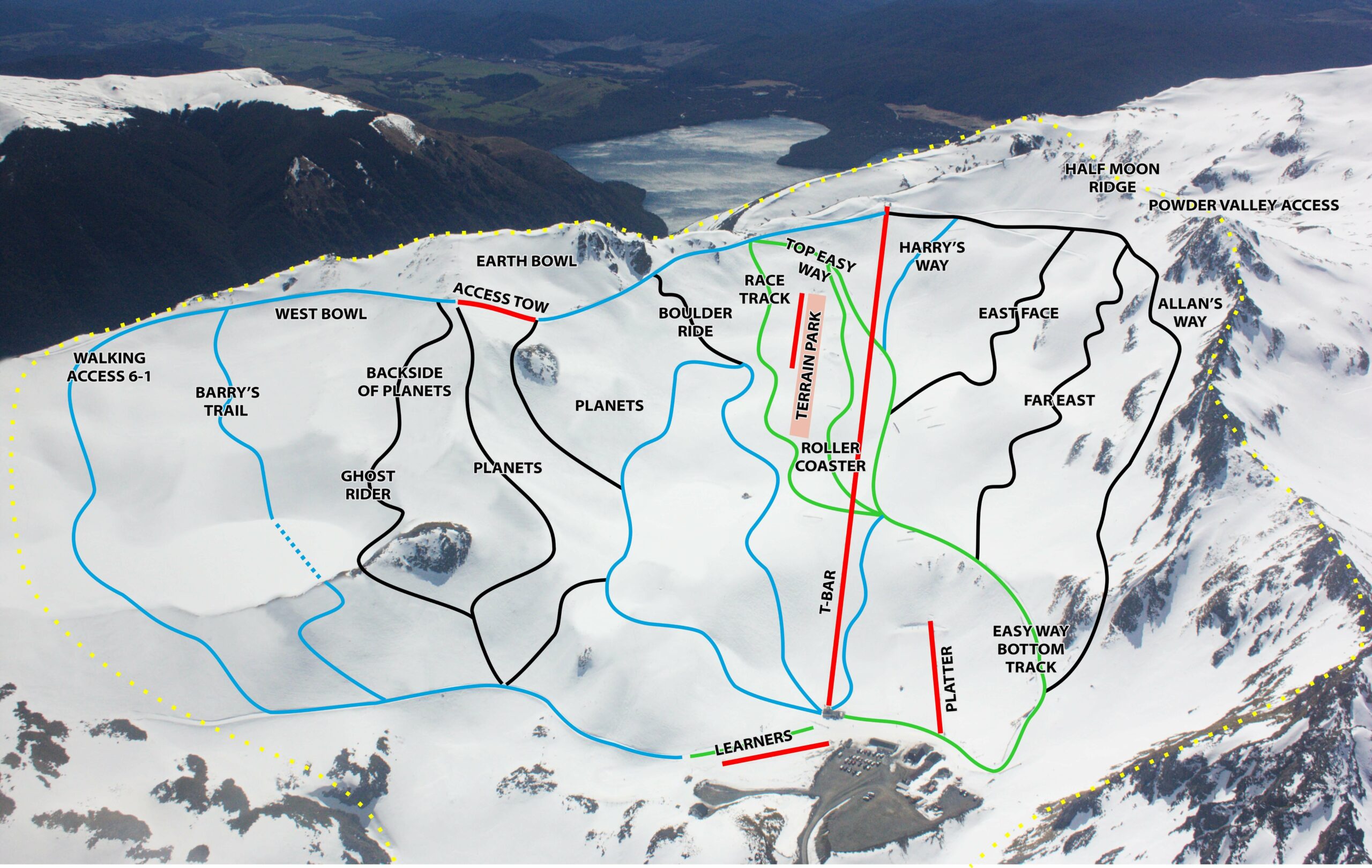 Rainbow trail map