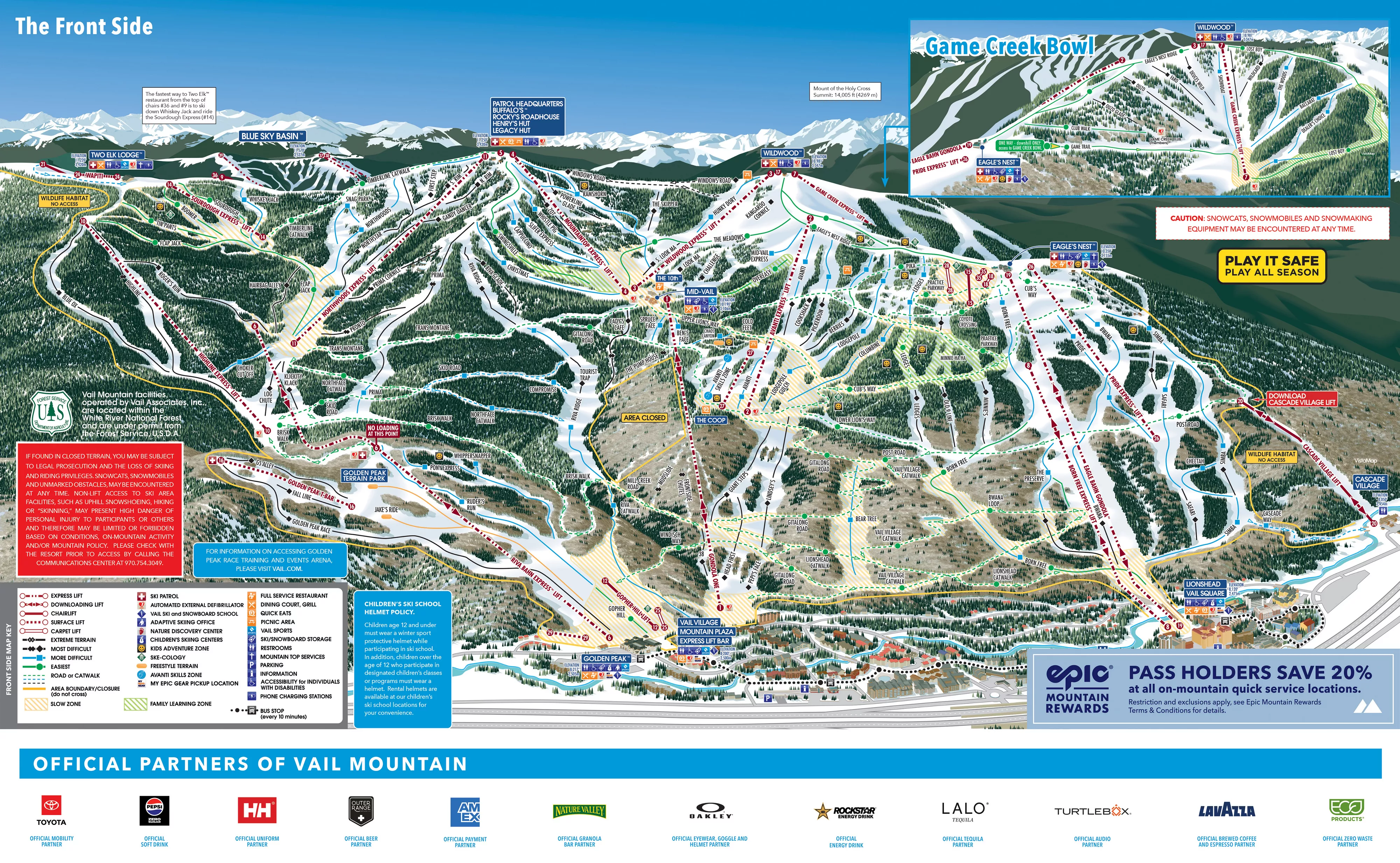 Vail trail map
