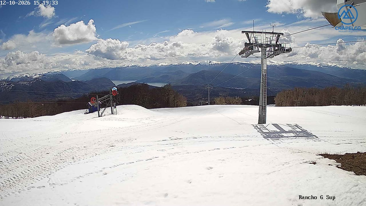Chapelco webcam — Rancho Superior