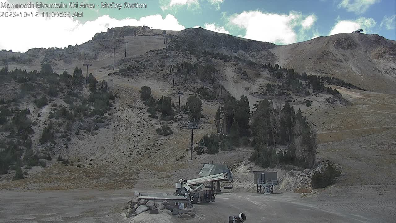 Mammoth Mountain webcam — McCoy Station / Chair 3