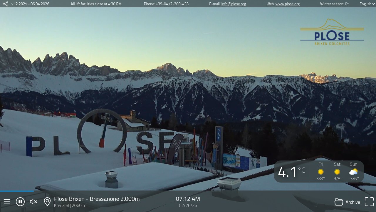 Plose/Kreuztal - Mountain Station Piffing