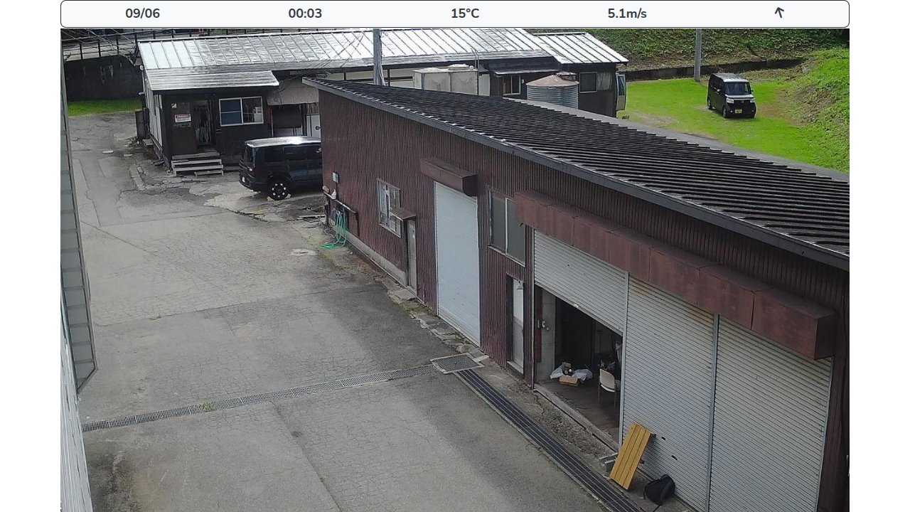 Togakushi webcam — カメラC（第3クワッドリフト山麓）(Camera C - No.3 quad base)