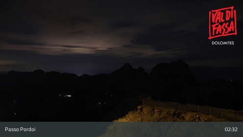 Val di Fassa webcam — Canazei - Sass Pordoi